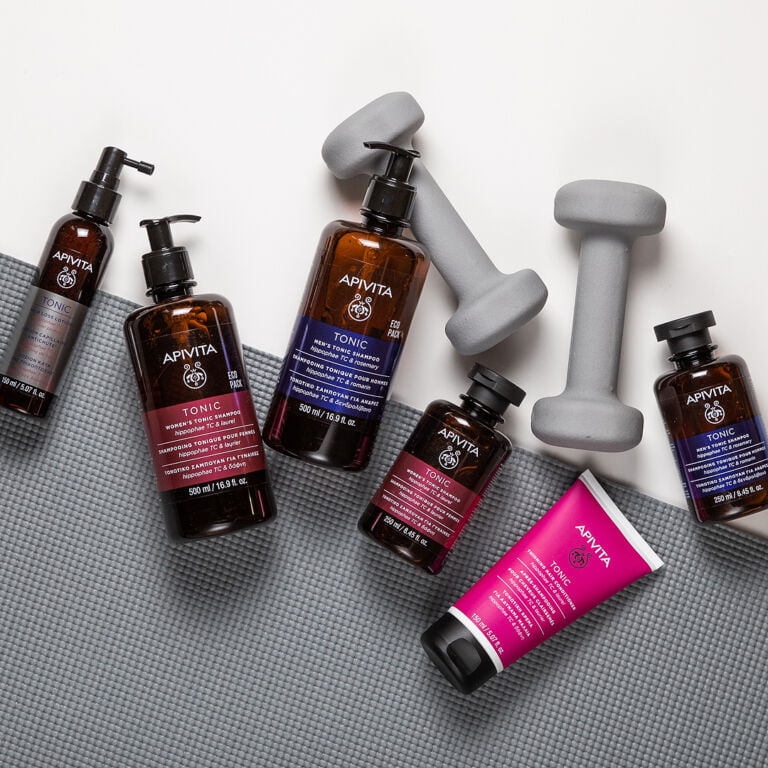 Complexul tonic patentat HIPPOPHAE de la APIVITA susține prevenirea și tratarea căderii părului 3 ingrediente care te scapă de petele pigmentare - Acidul glicolic, Vitamina C, Niacinamida