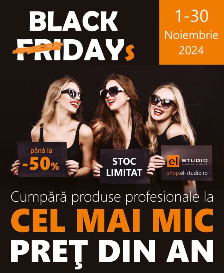 Black FRIDAY’s El Studio: Reduceri de până la 50% la produse profesionale de top! Black FRIDAY's El Studio: Reduceri de până la 50% la produse profesionale de top!