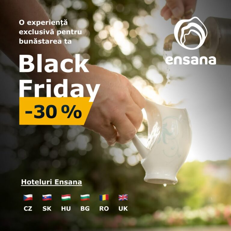Prinde reducerea anului! – Black Friday Ensana începe acum!