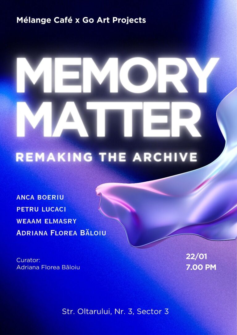 Artă contemporană la cafea: Memory / Matter — Remaking the Archive